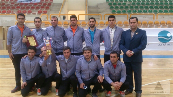 کسب مقام سوم مسابقات فوتسال جام مناطق آزاد کشور توسط تیم منطقه آزاد ارس